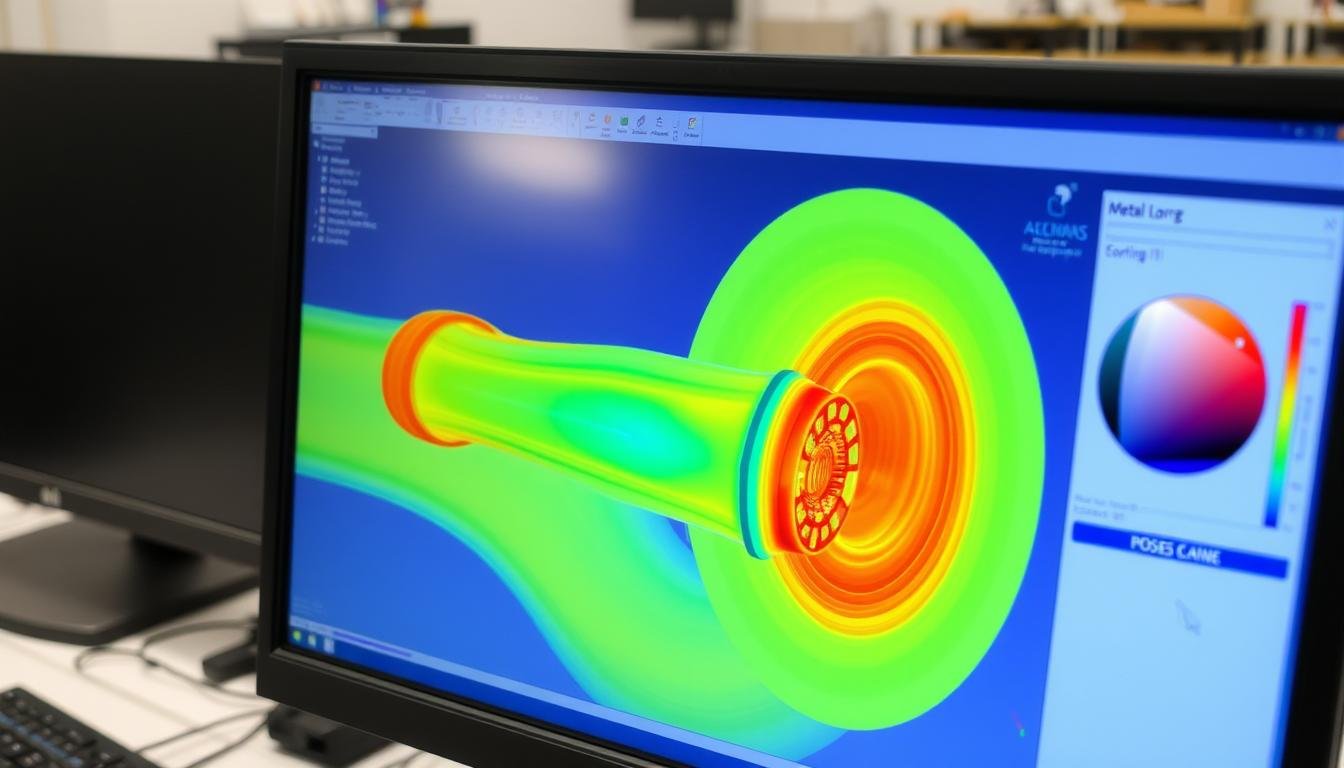 CAD/CAM simulation of material flow in closed-die forging