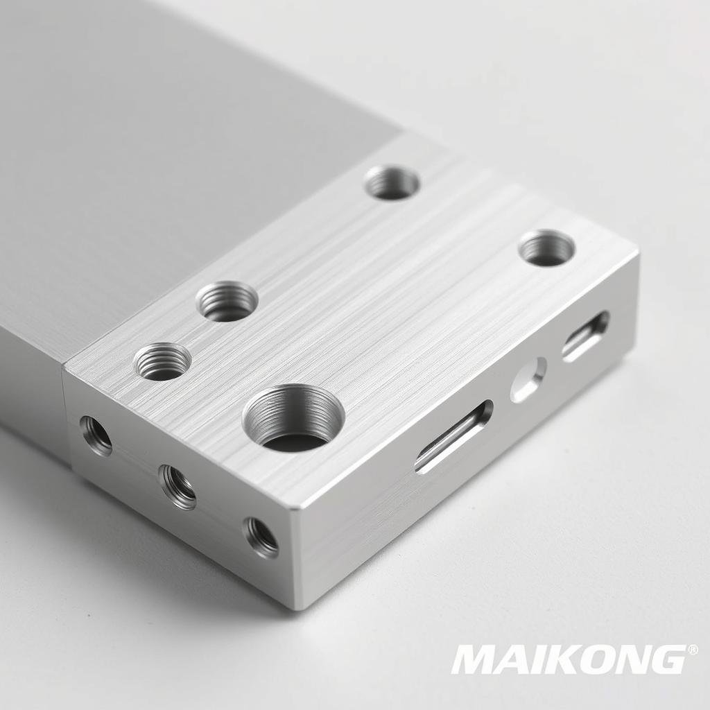 CNC machined aluminum electronic housing with precise tolerances
