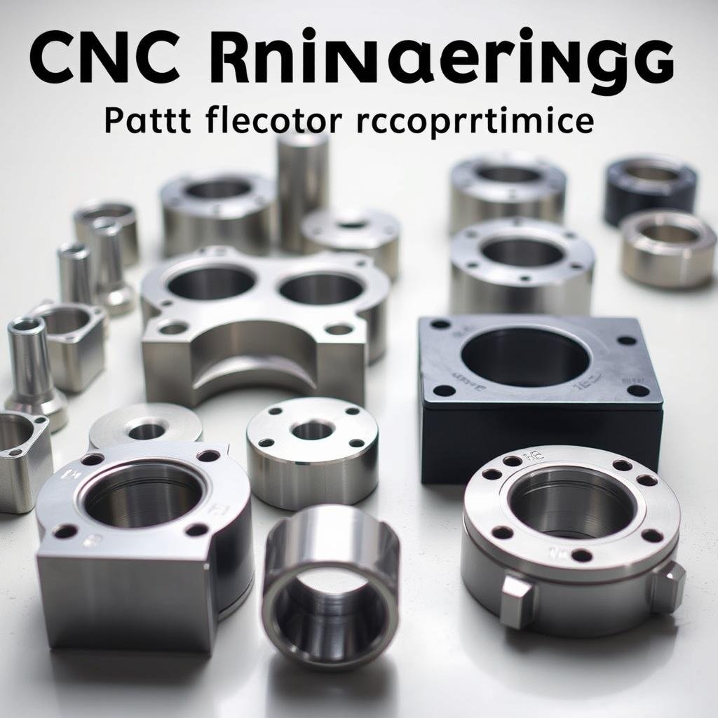 CNC machined parts showing precision finishing after forging