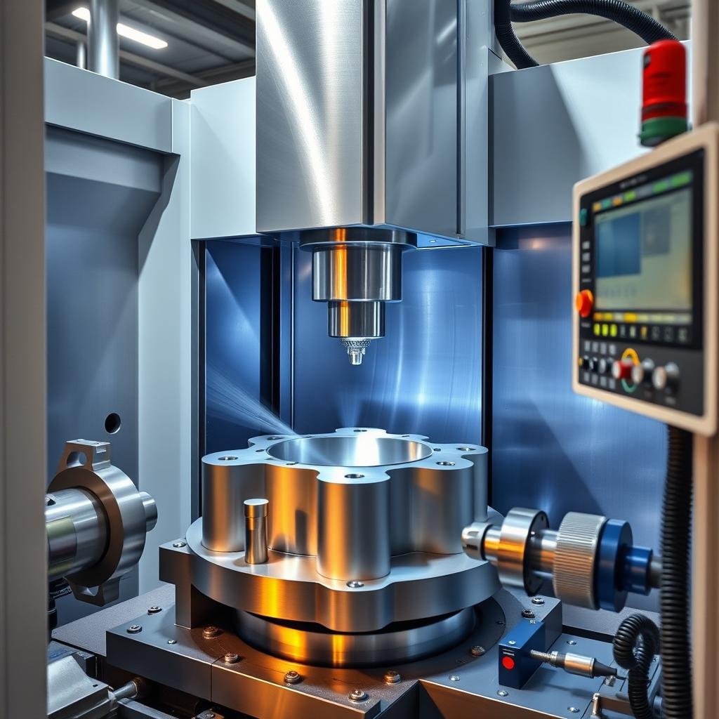 CNC machining centers for precision finishing of aluminum forgings