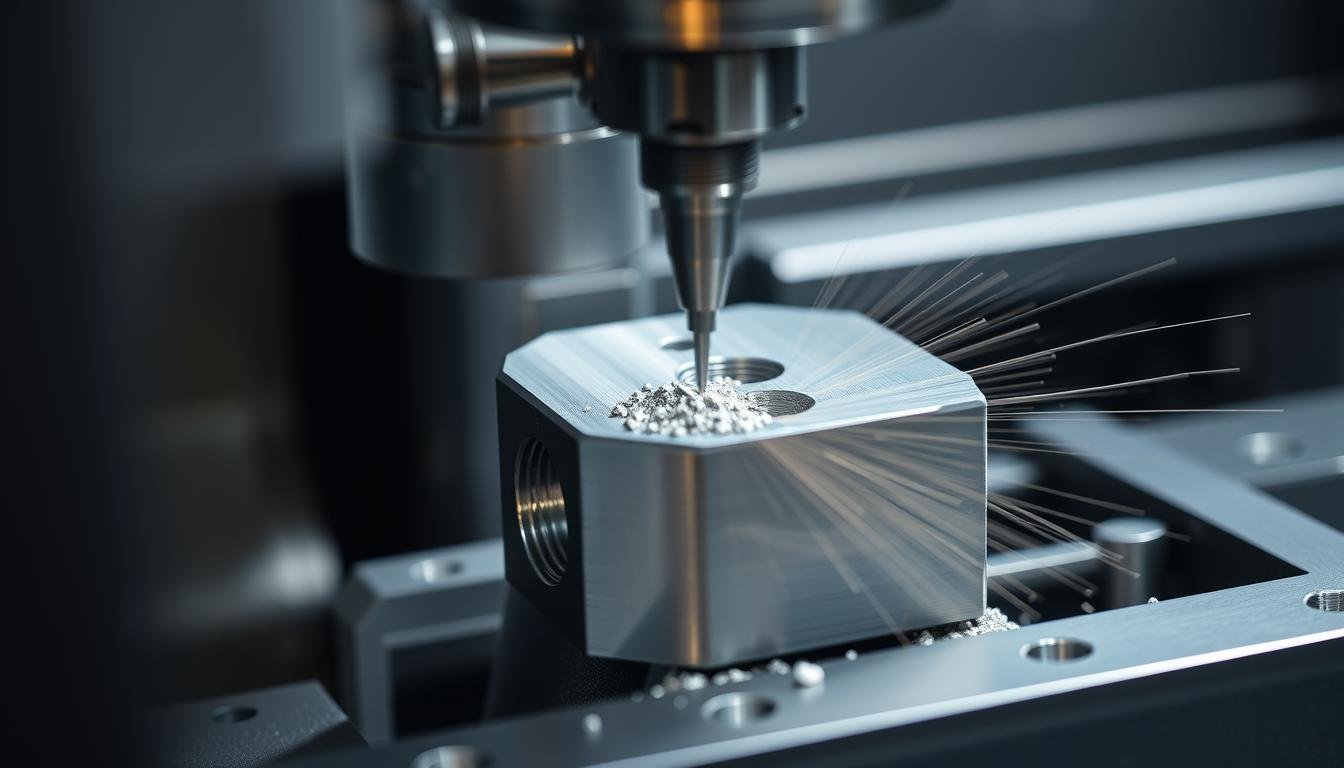 CNC machining of aluminum forged component