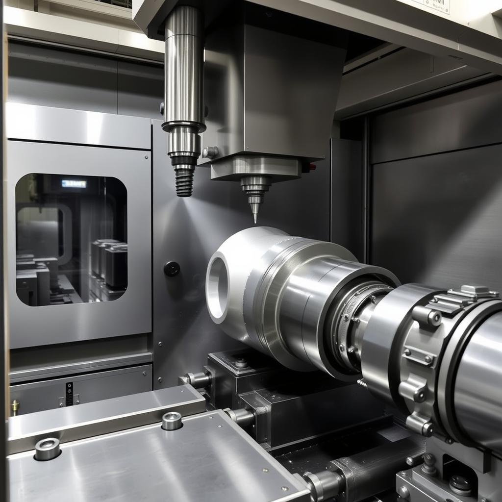 CNC machining of aluminum forged components