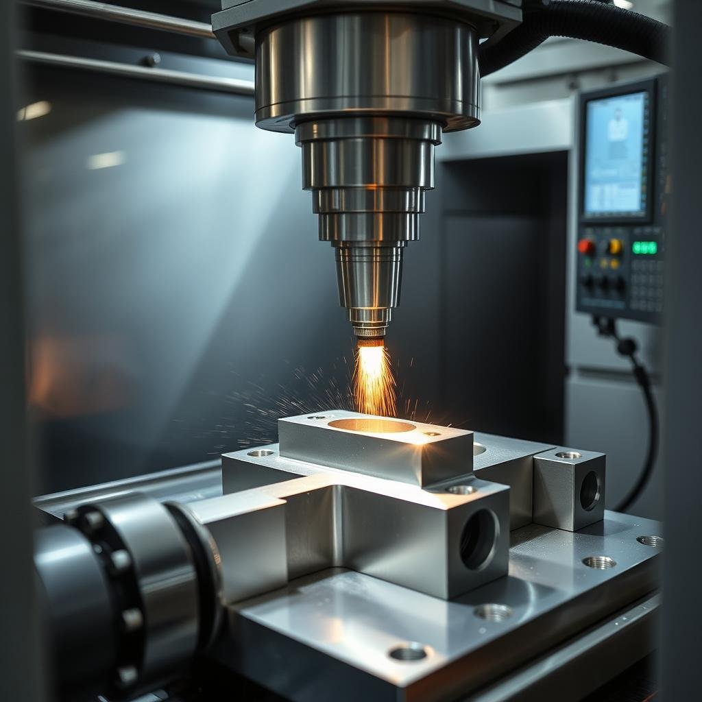 CNC machining of aluminum forged components