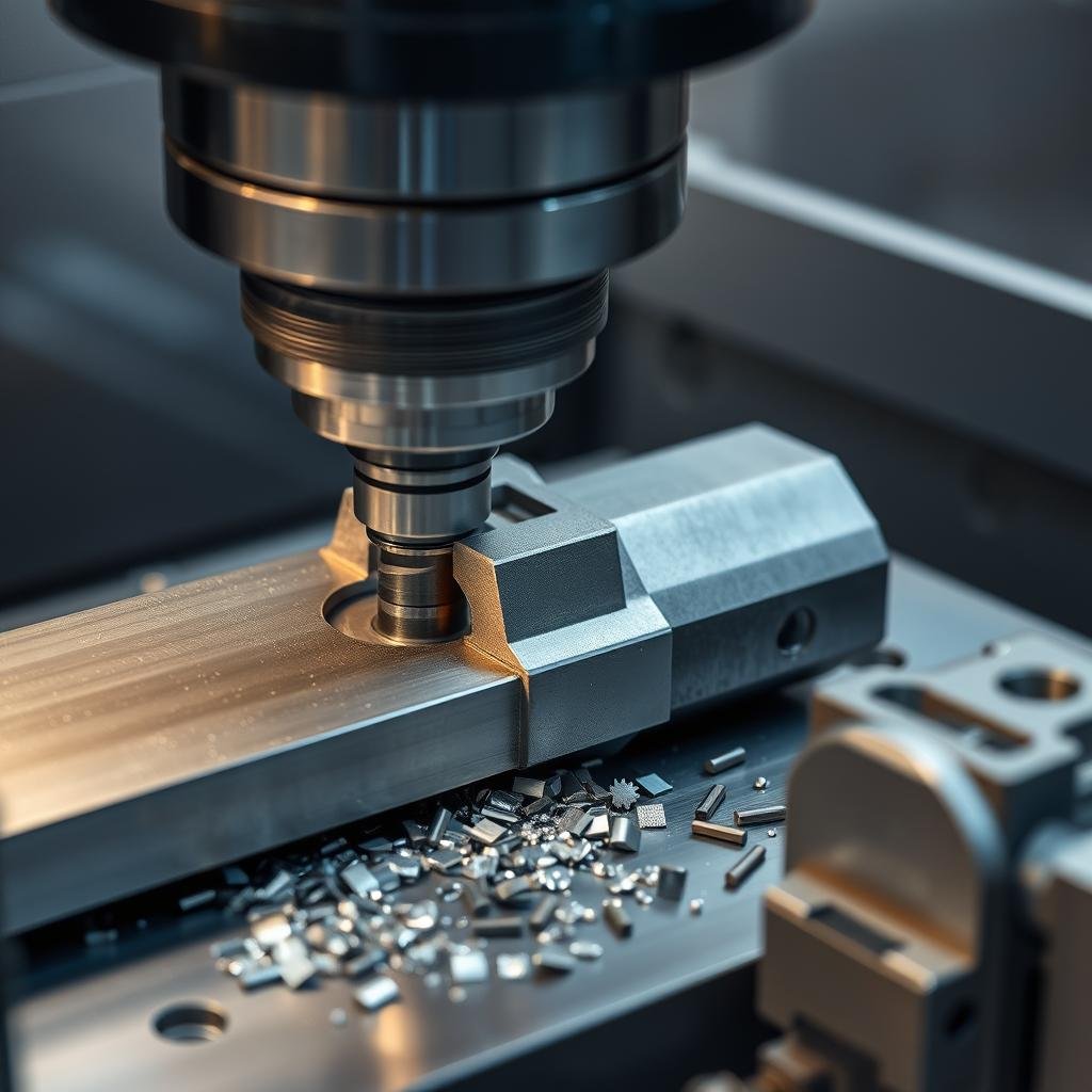 CNC machining of forged component