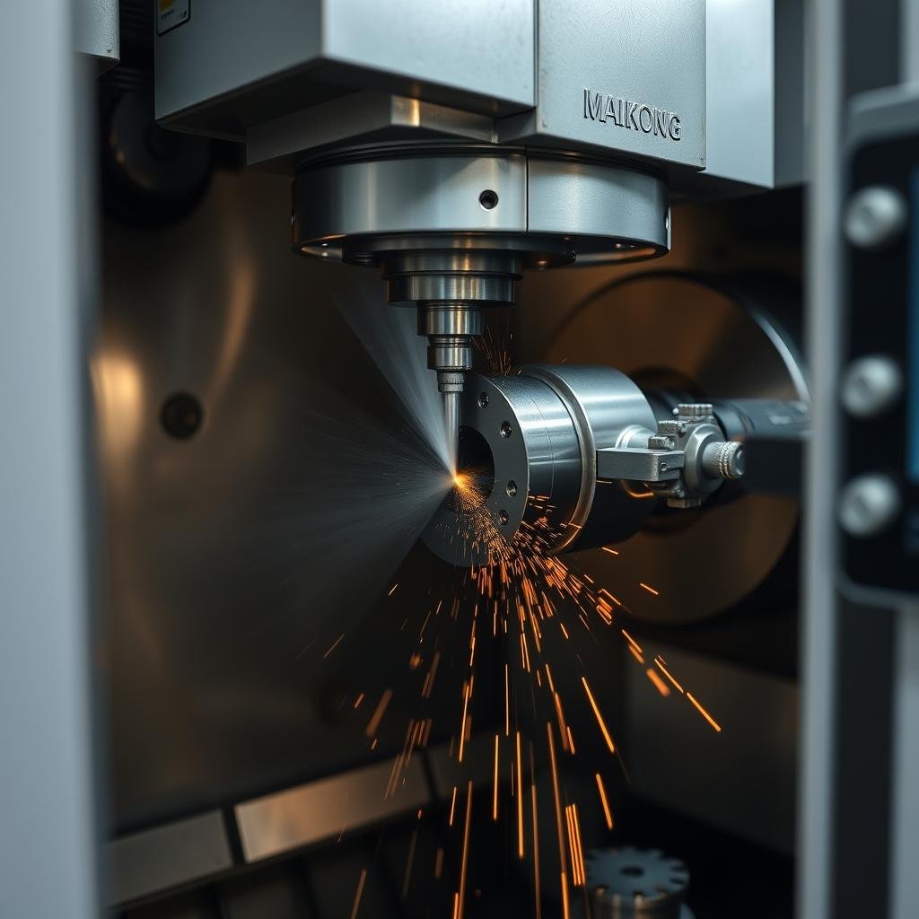 CNC machining of forged components at MAIKONG