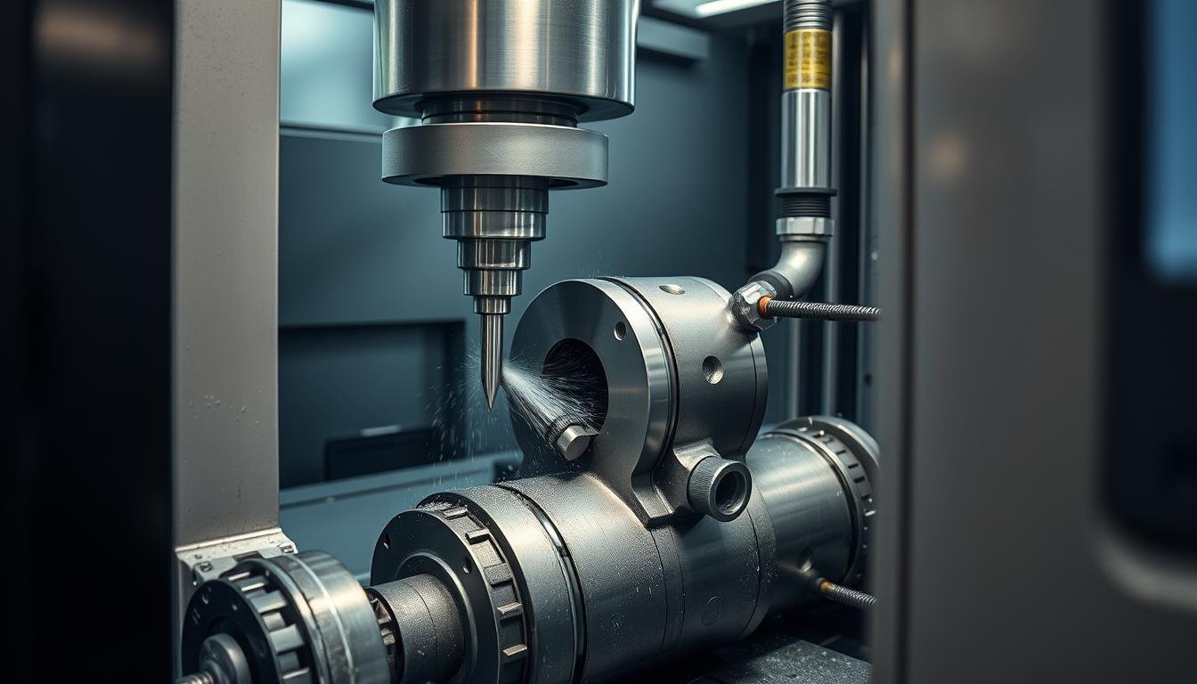 CNC machining of forged components at MAIKONG's manufacturing facility