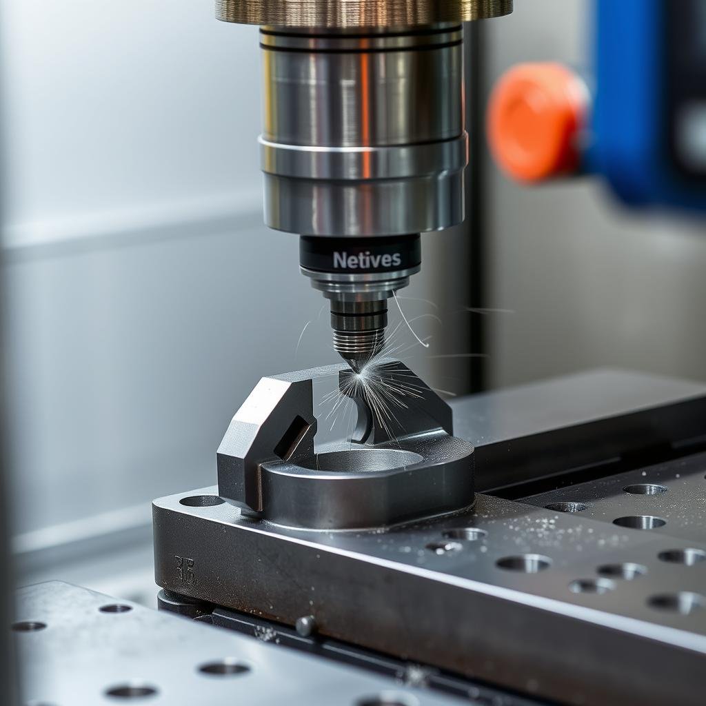 CNC machining of forged part at MAIKONG facility