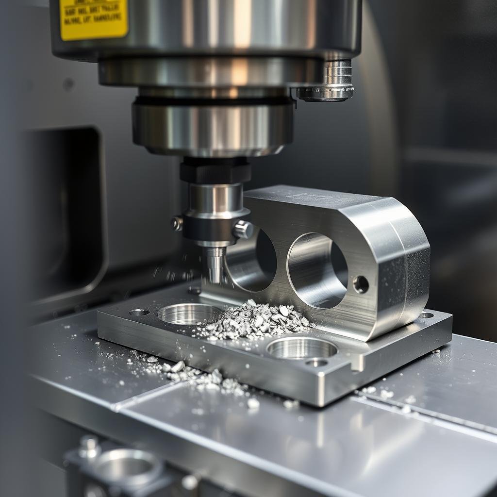 CNC machining of hot forged aluminum components