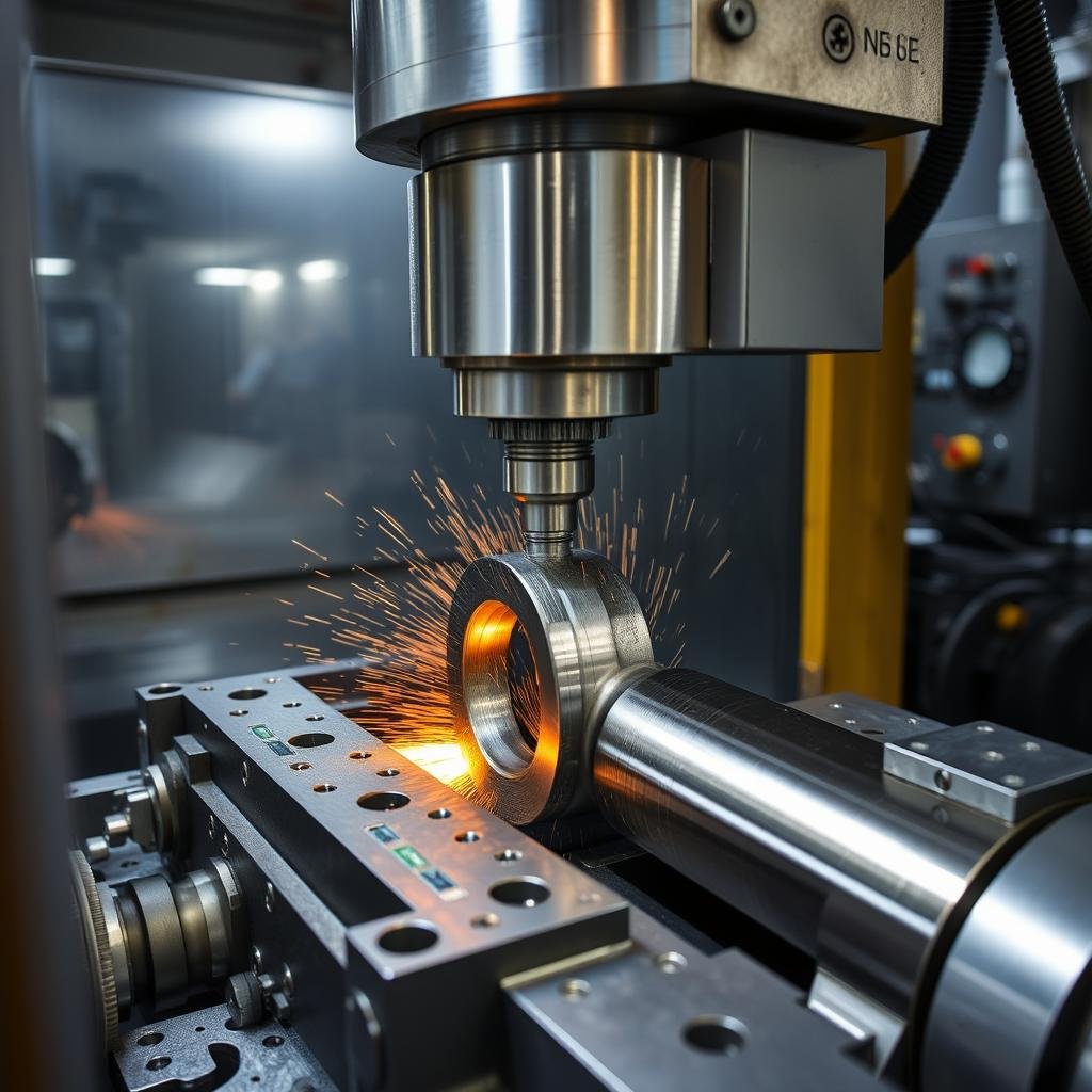 CNC machining of metal forge parts