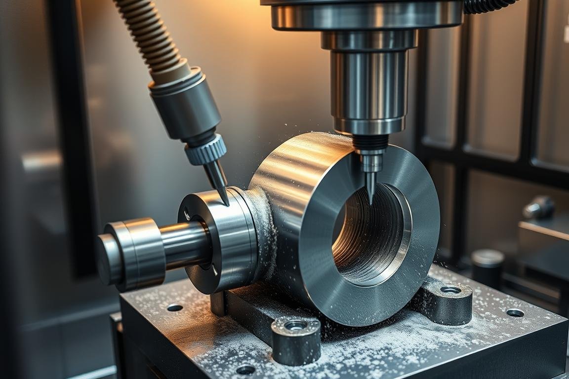 CNC machining of steel forgings at MAIKONG