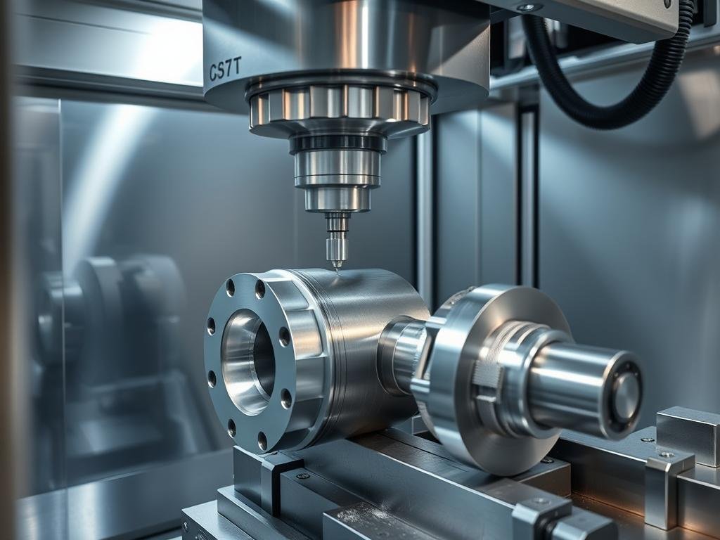 CNC milling of complex aluminum forged part at MAIKONG