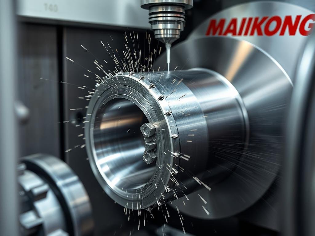 CNC turning operations for aluminum forged components CNC turning operations for aluminum forged components