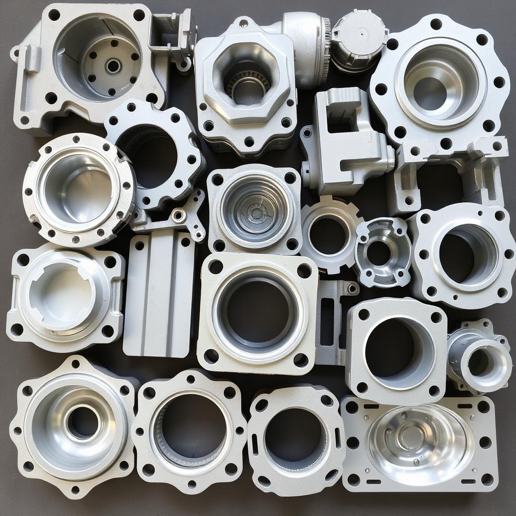 Cast aluminum components manufactured by MAIKONG