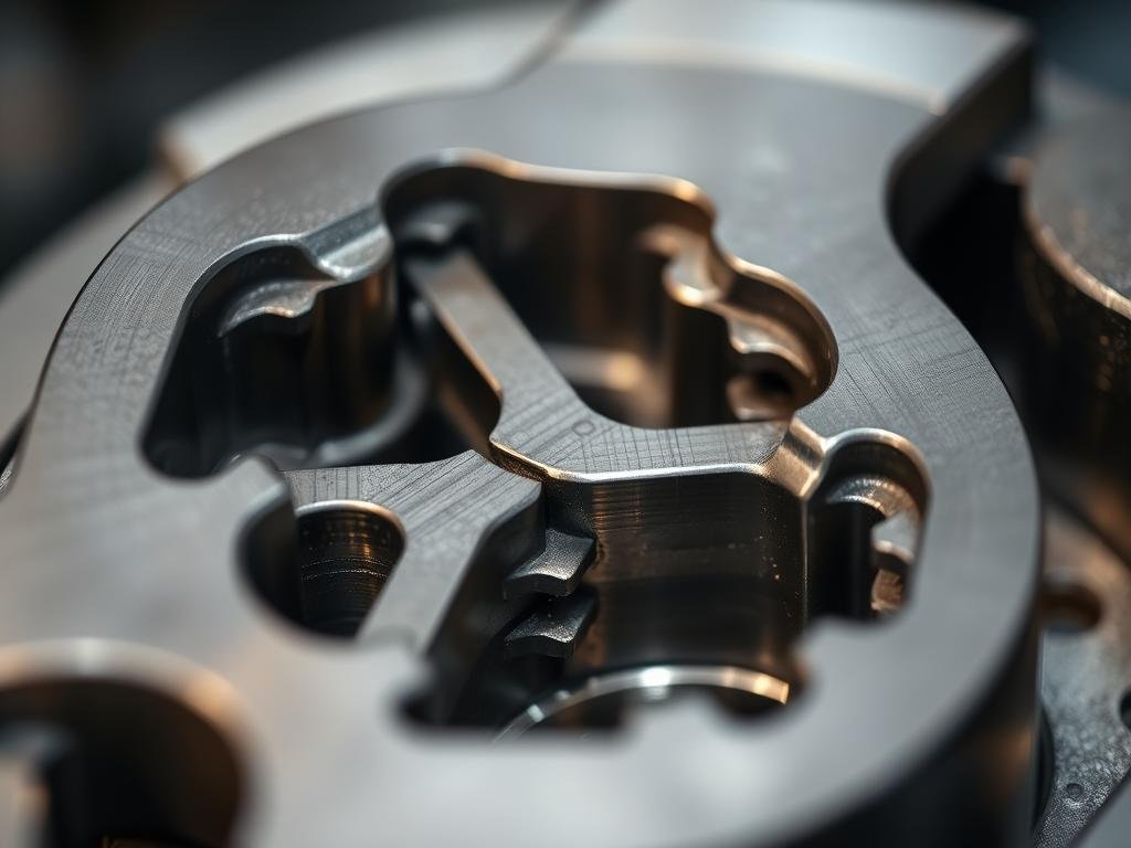 Close-up of precision forge tooling components manufactured by MAIKONG