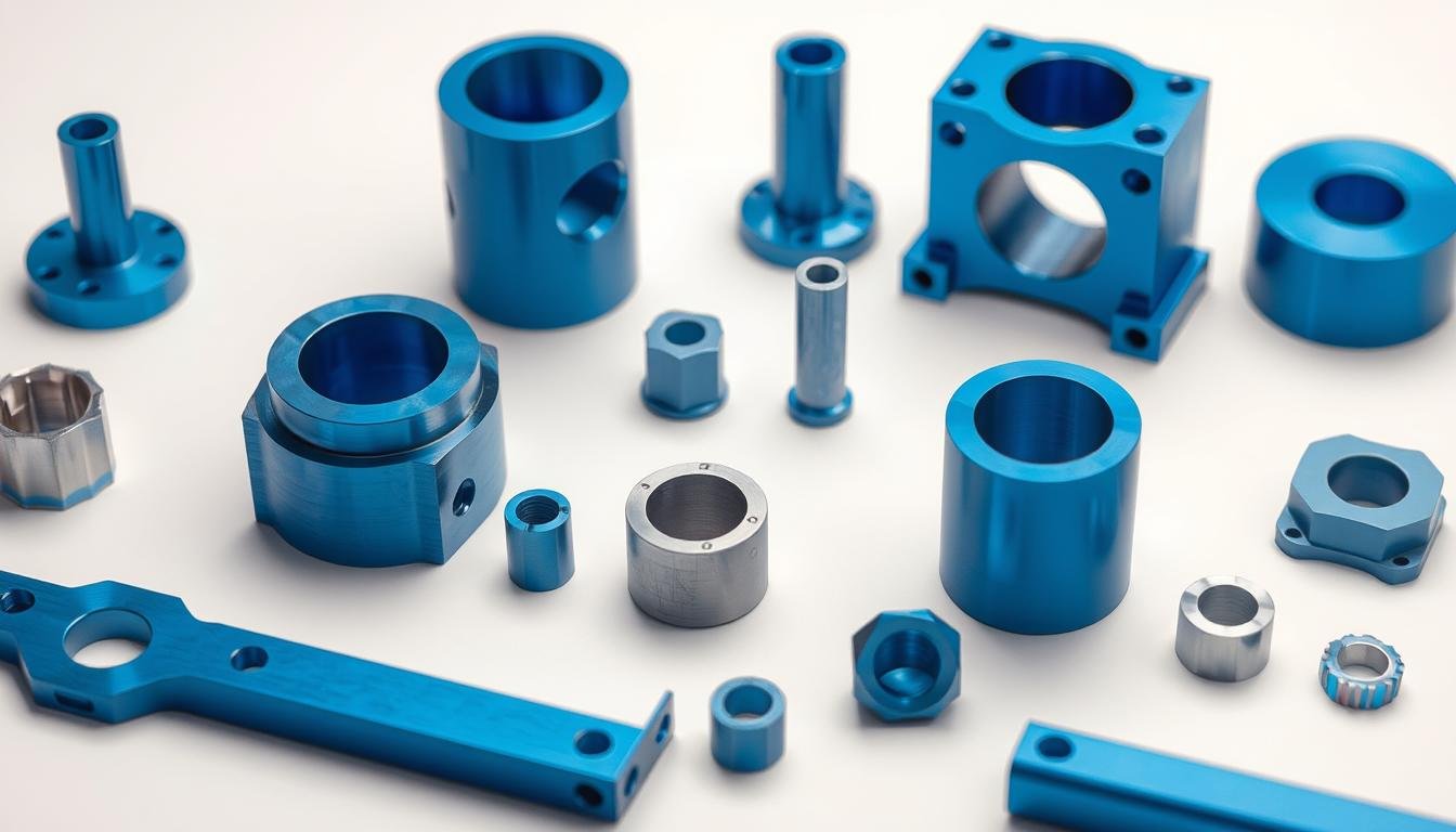 Cold forged type-ii anodized machined aluminum components manufactured by MAIKONG