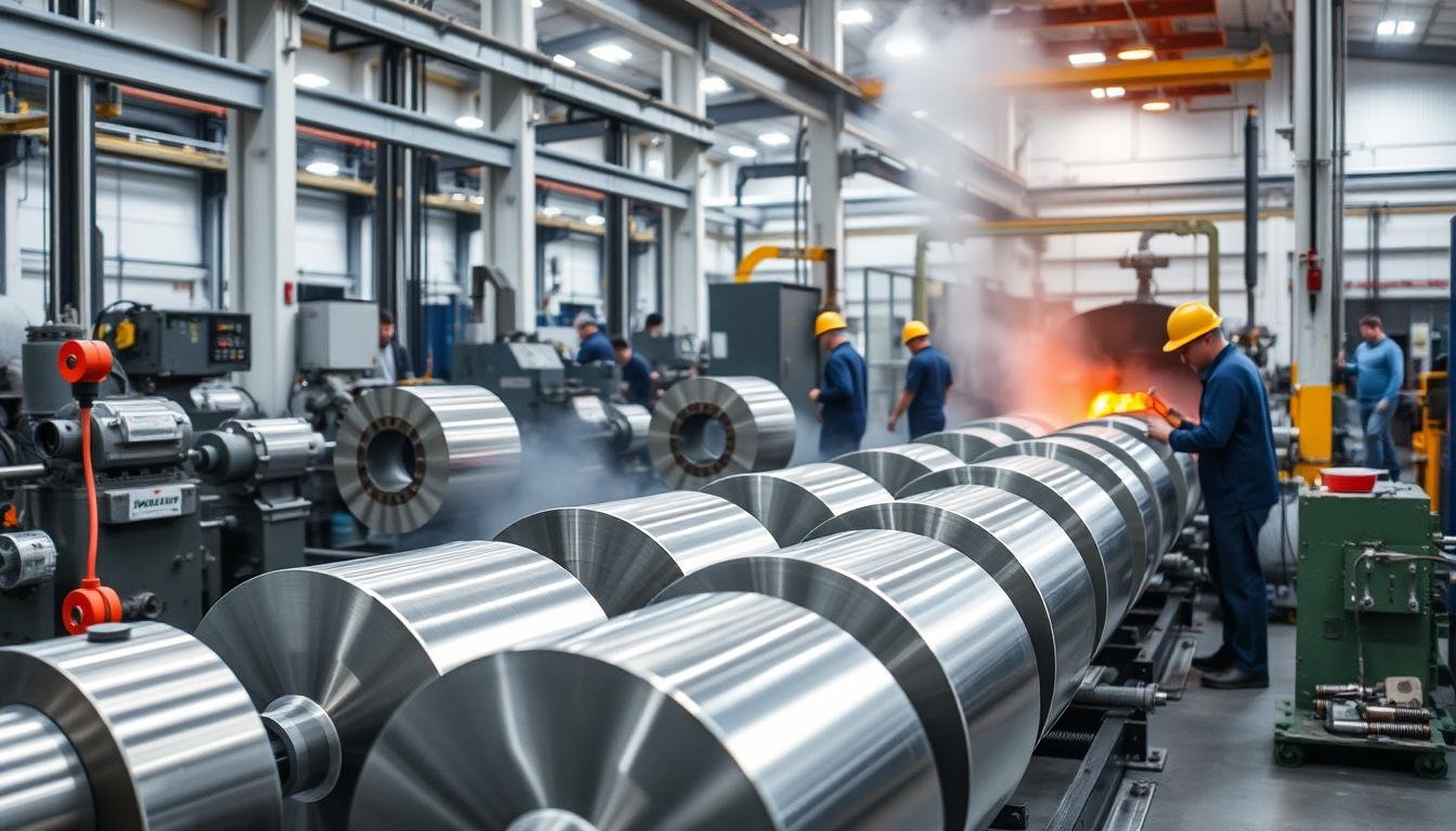 Cold forged type-ii anodized machined aluminum spool manufacturing process