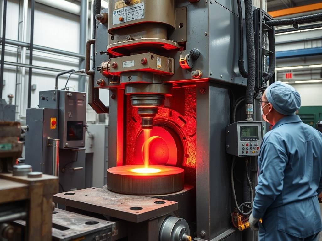 Cold forging precision process at MAIKONG manufacturing facility