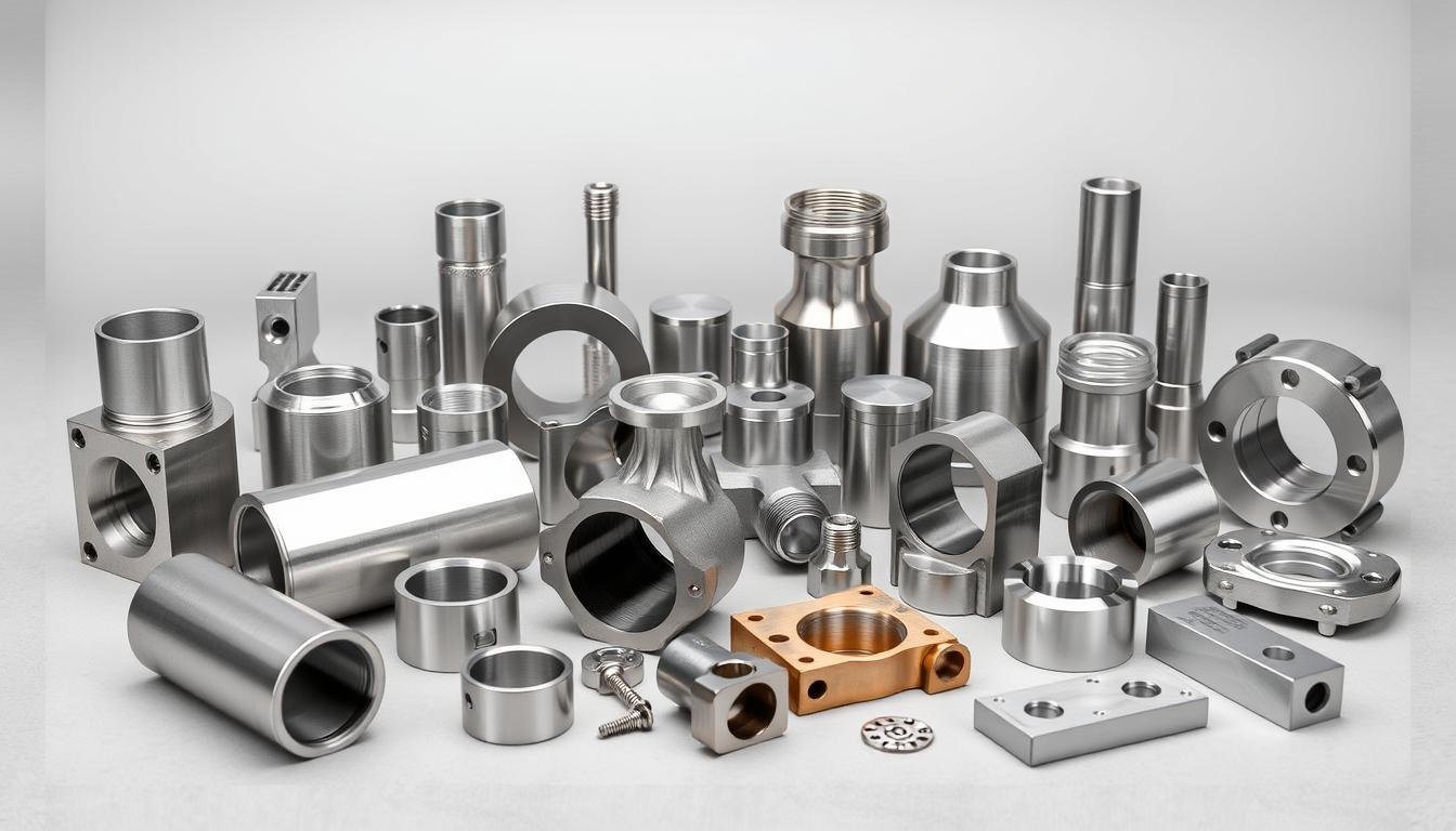 Collection of finished high-quality aluminum forged components manufactured by MAIKONG