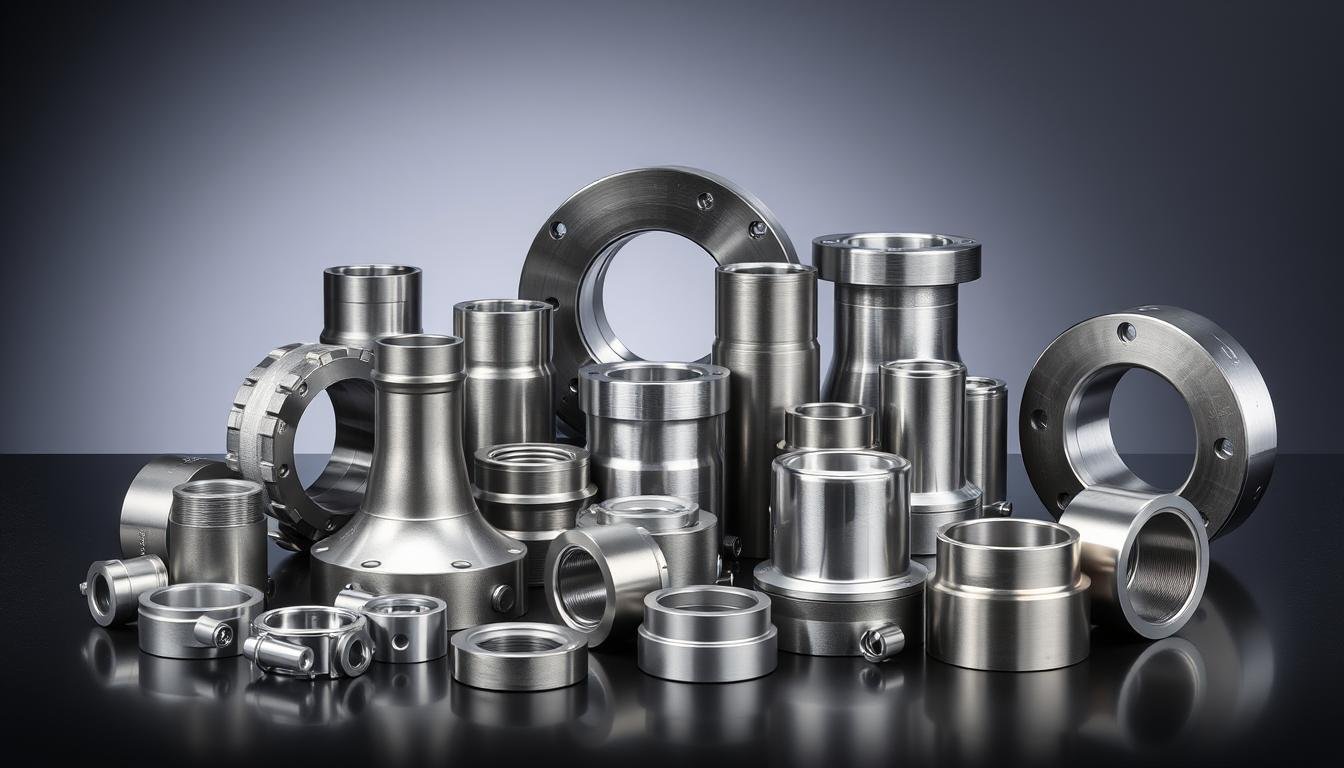 Collection of forged metal components for various industries including automotive, aerospace, and industrial equipment Collection of forged metal components for various industries including automotive, aerospace, and industrial equipment