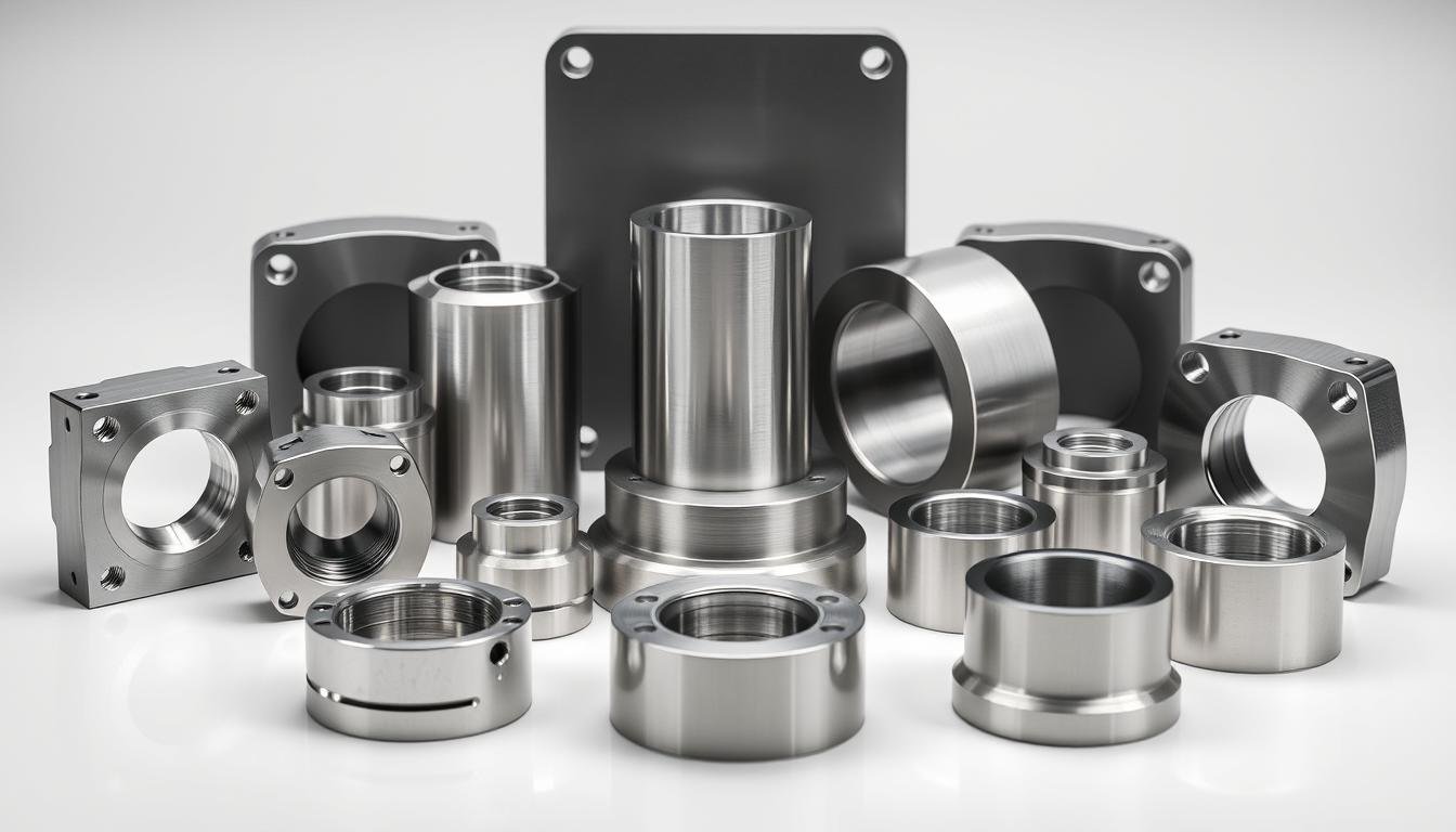 Collection of precision machined aluminum forgings 7075 t6 manufactured by MAIKONG