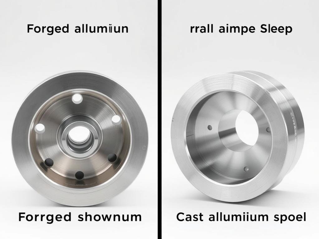 Comparison between forged and cast aluminum spools Comparison between forged and cast aluminum spools