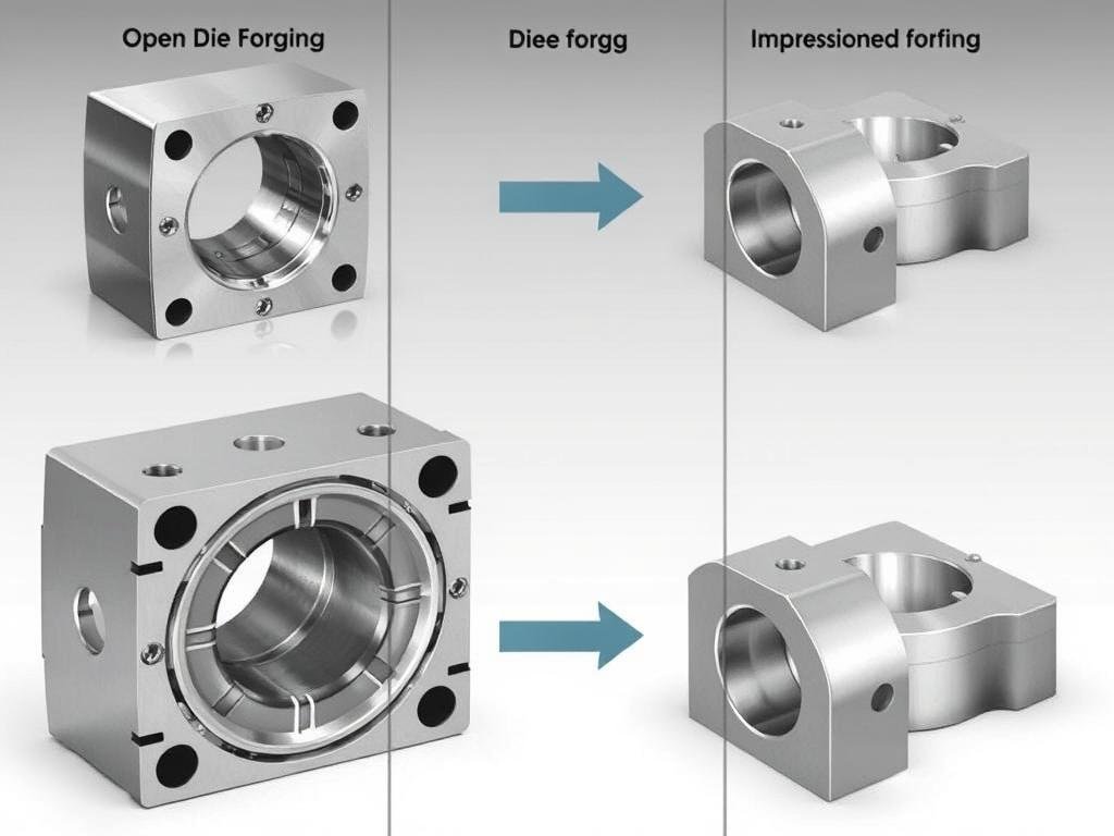 Comparison of different aluminum forging techniques used at MAIKONG
