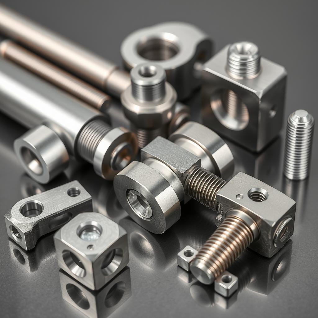 Construction hardware produced through billet machining