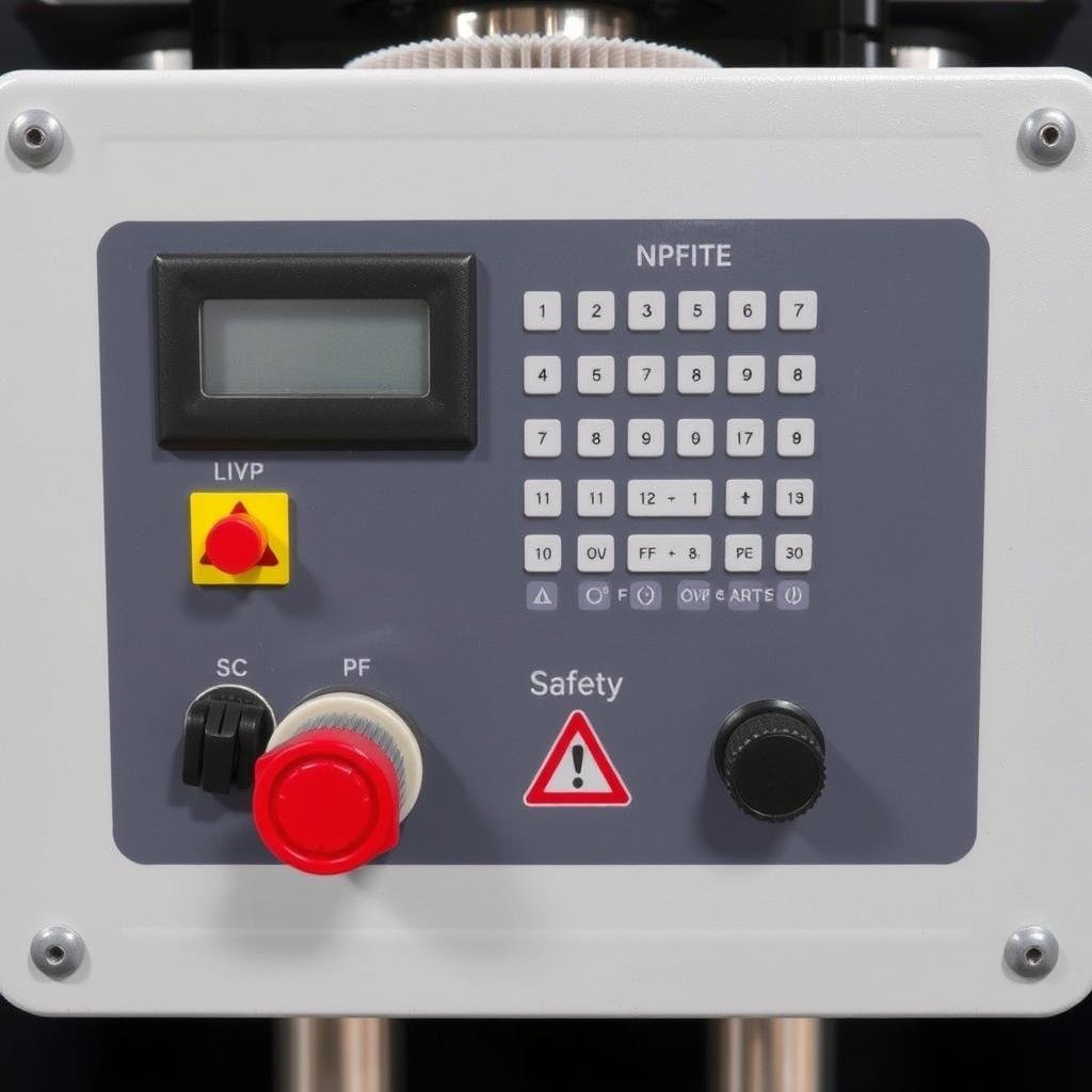 Control system of a modern forging press
