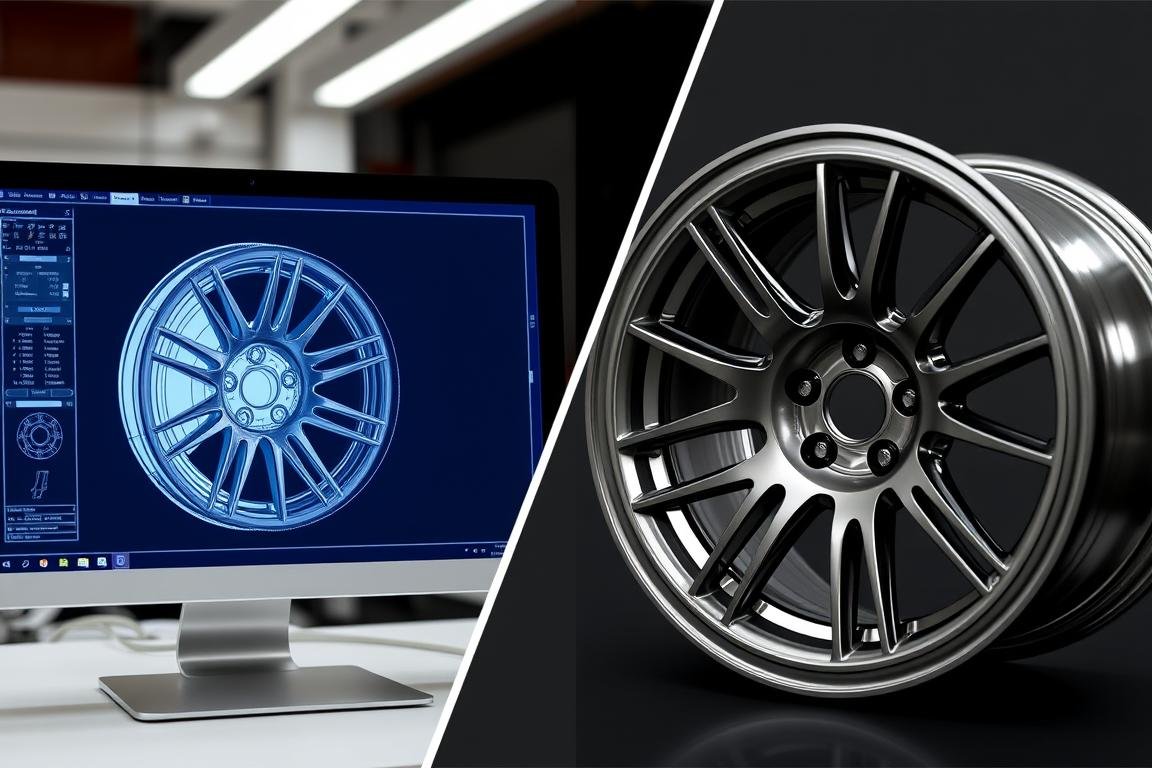 Custom aluminium forged wheel design process Custom aluminium forged wheel design process