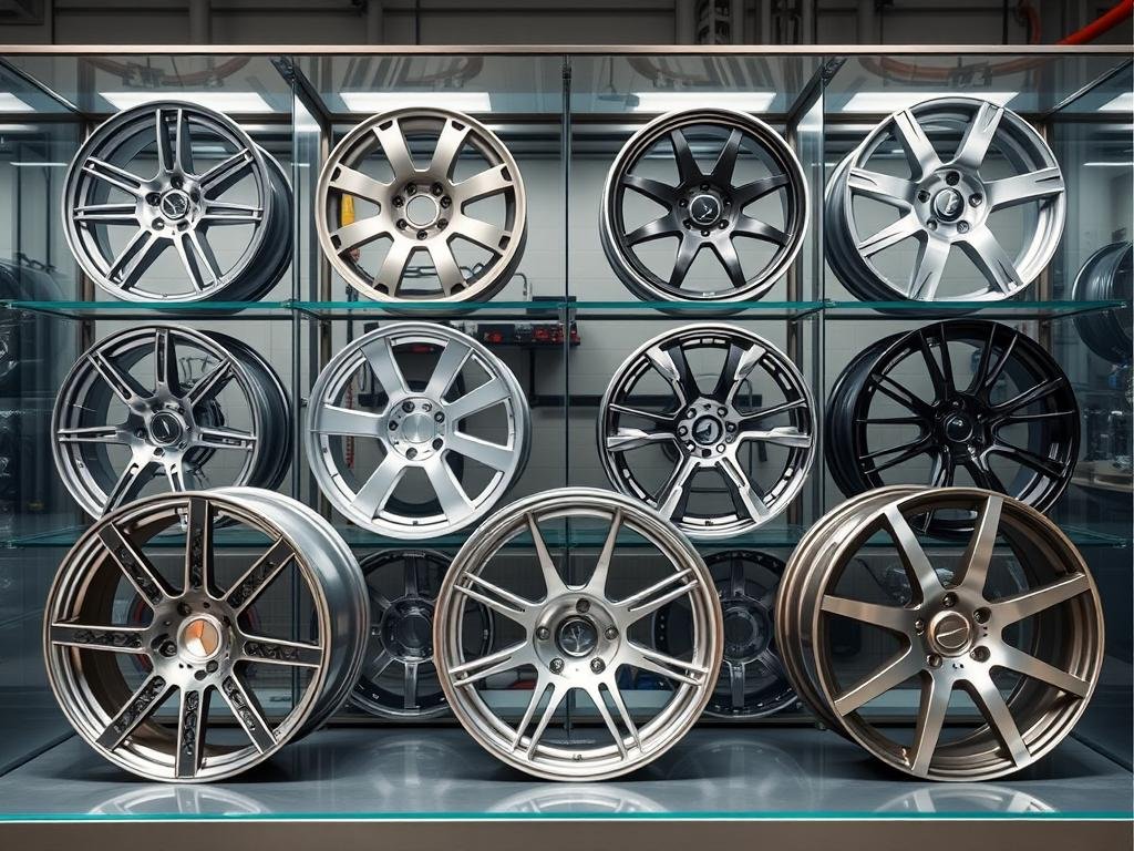 Custom design options for machined forged aluminum center wheel