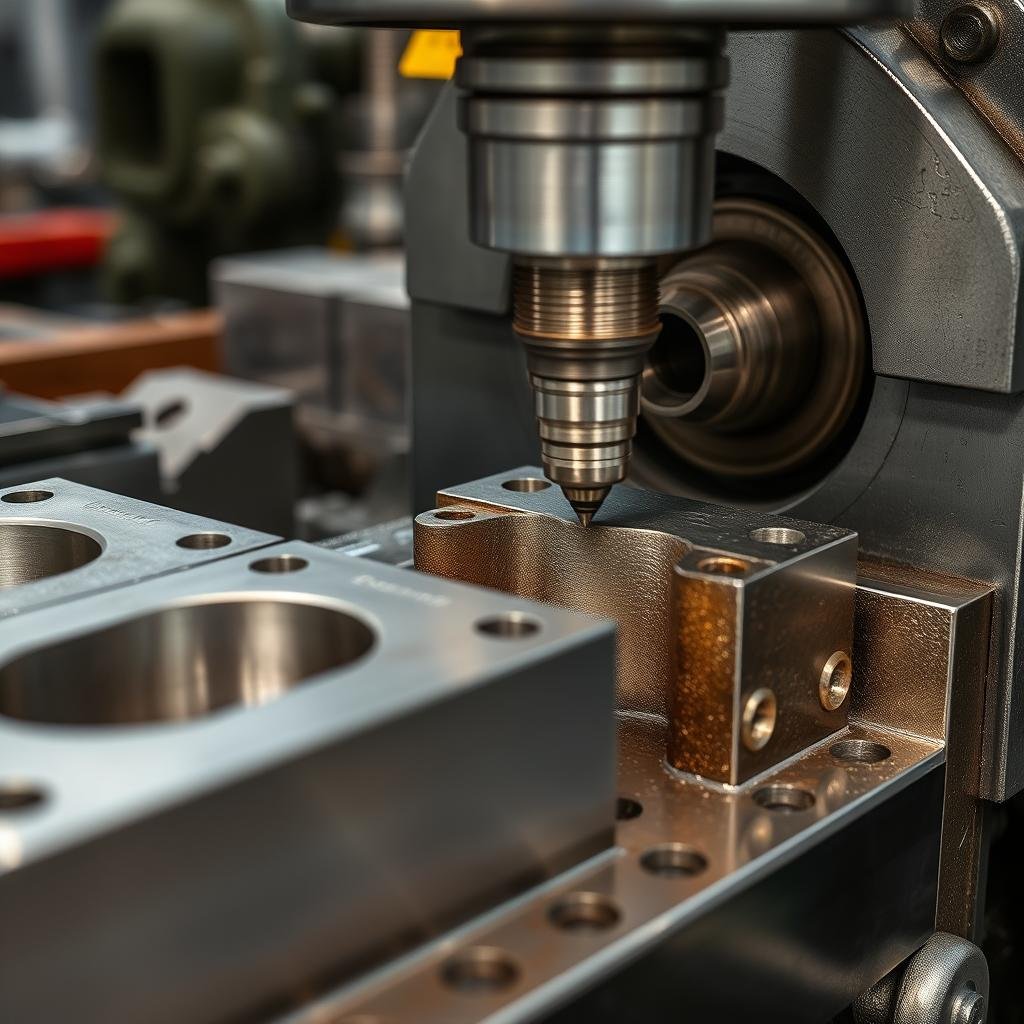 Custom forging dies being manufactured