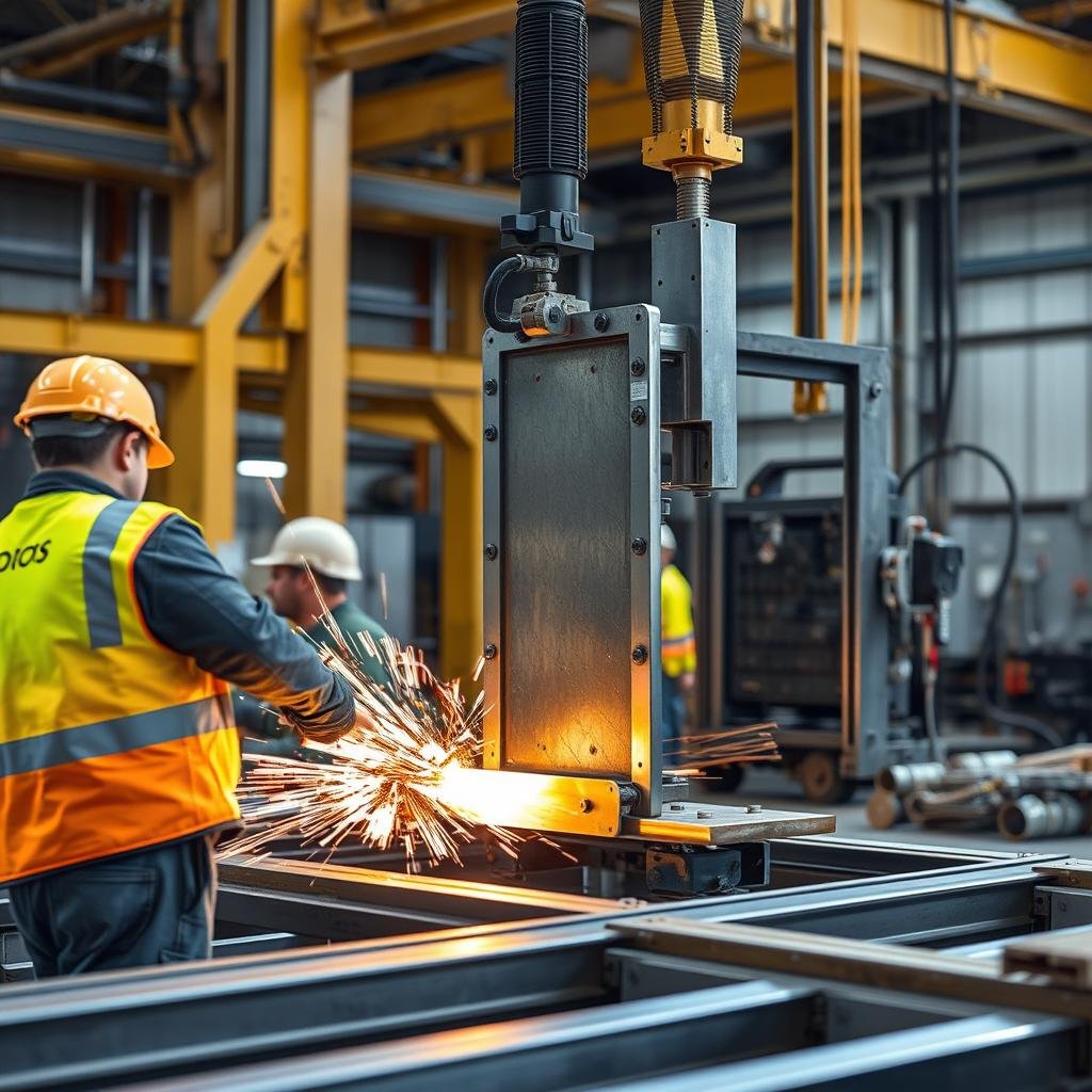 Custom metal fabrication at MAIKONG facility