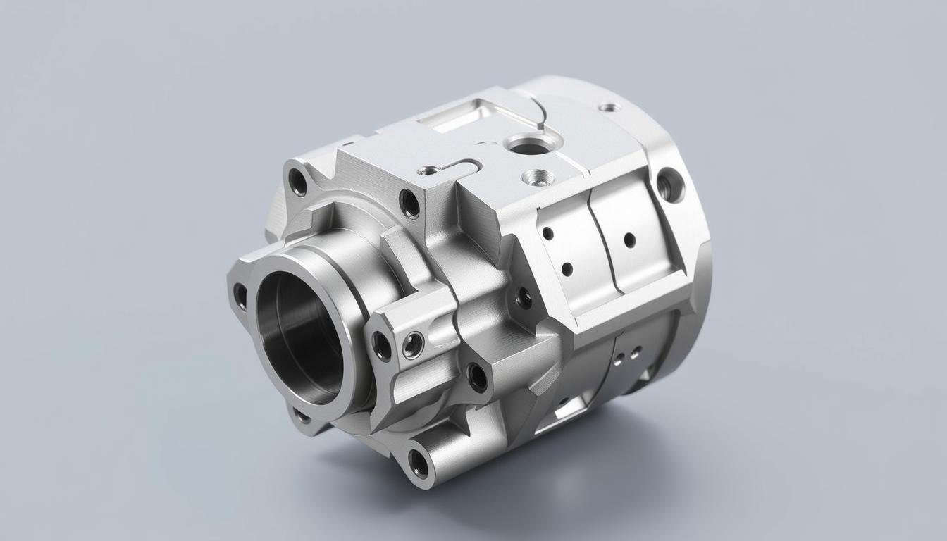 Defense industry structural component made from machined aluminum forgings 7075 t6