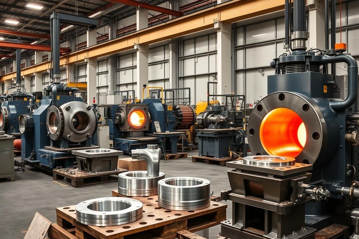 Different types of aluminum forging processes in action