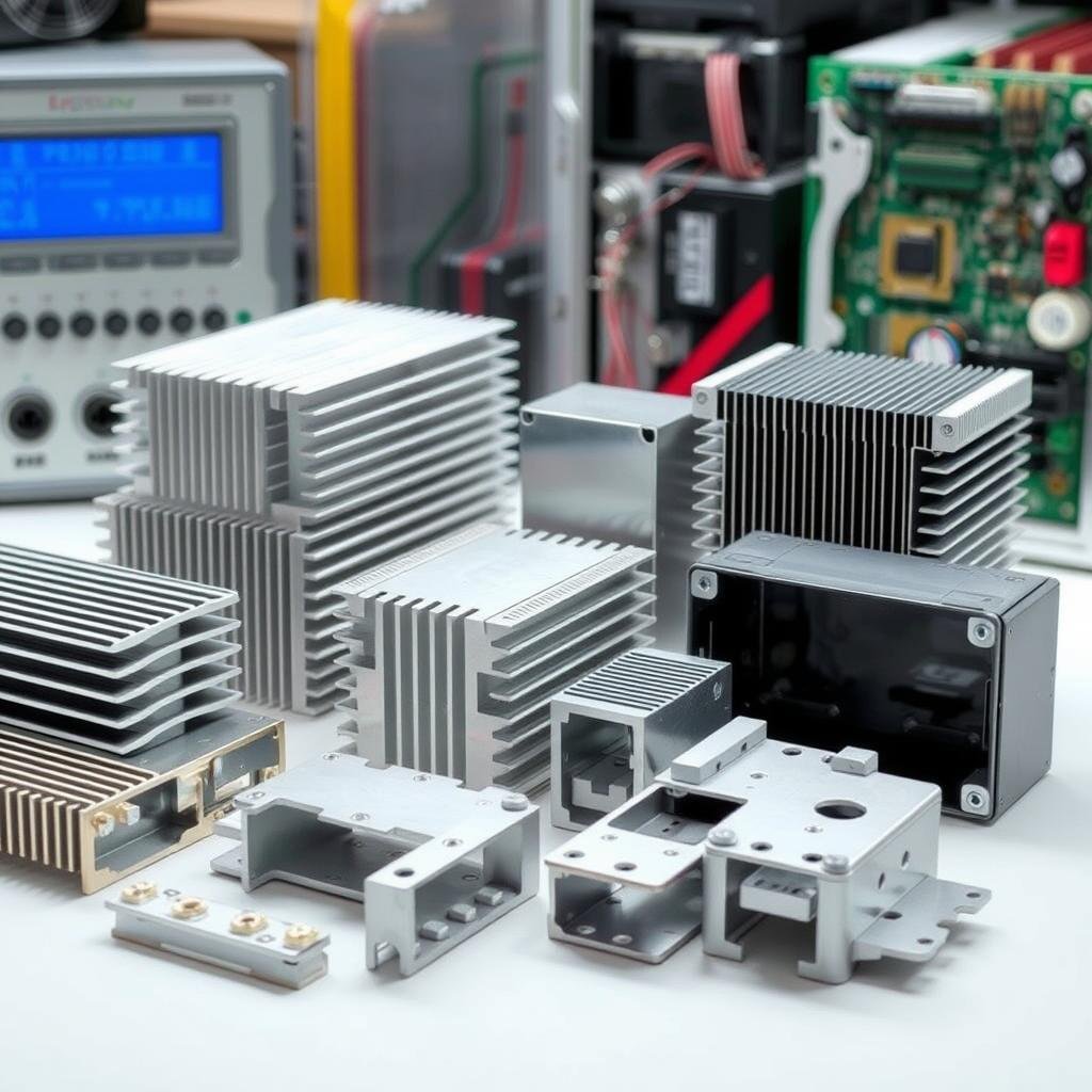 Electronics applications for aluminum forgings