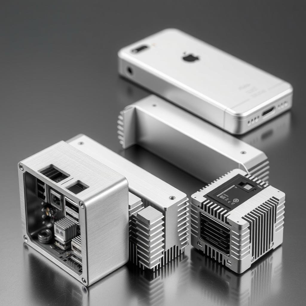 Electronics housing billet machined parts