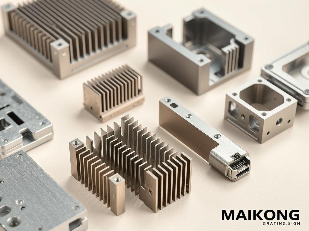 Electronics industry components made with precision forging
