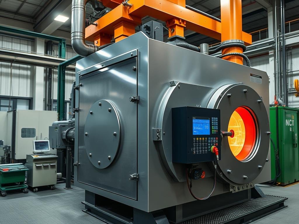 Energy-efficient forging furnace with heat recovery system