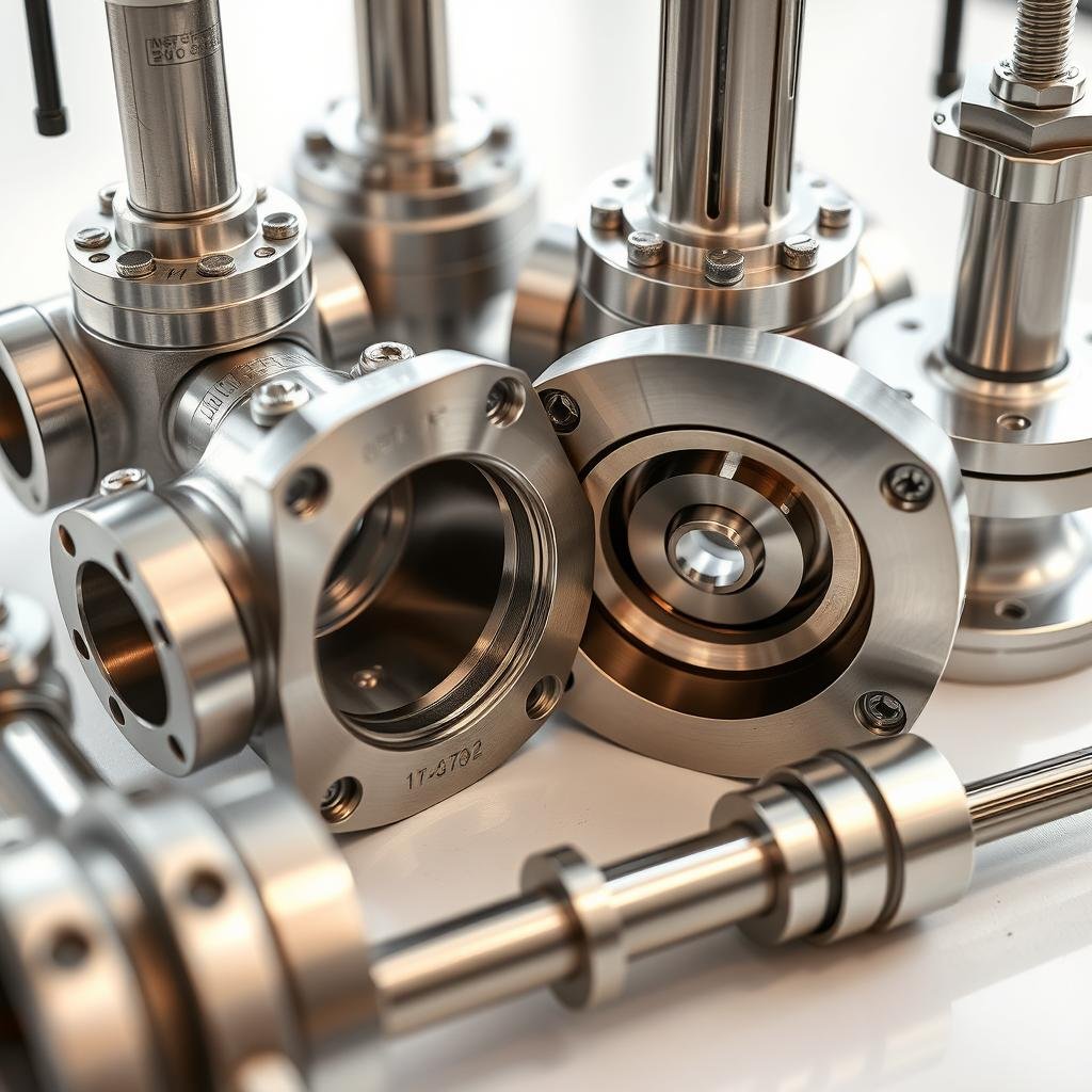 Energy sector parts produced through billet machining