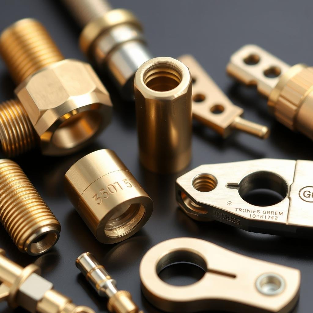 Extruded brass electrical terminals and connectors