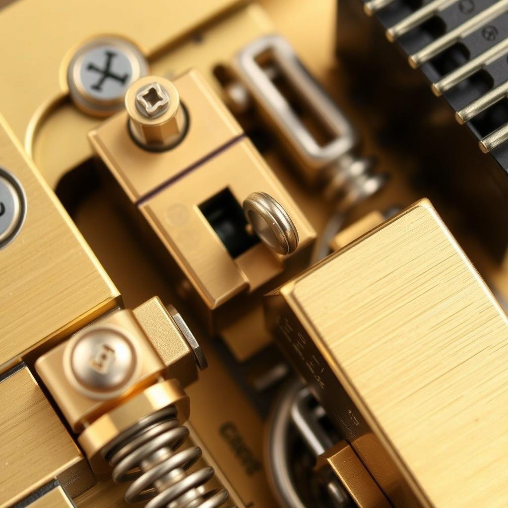 Extruded brass switch components