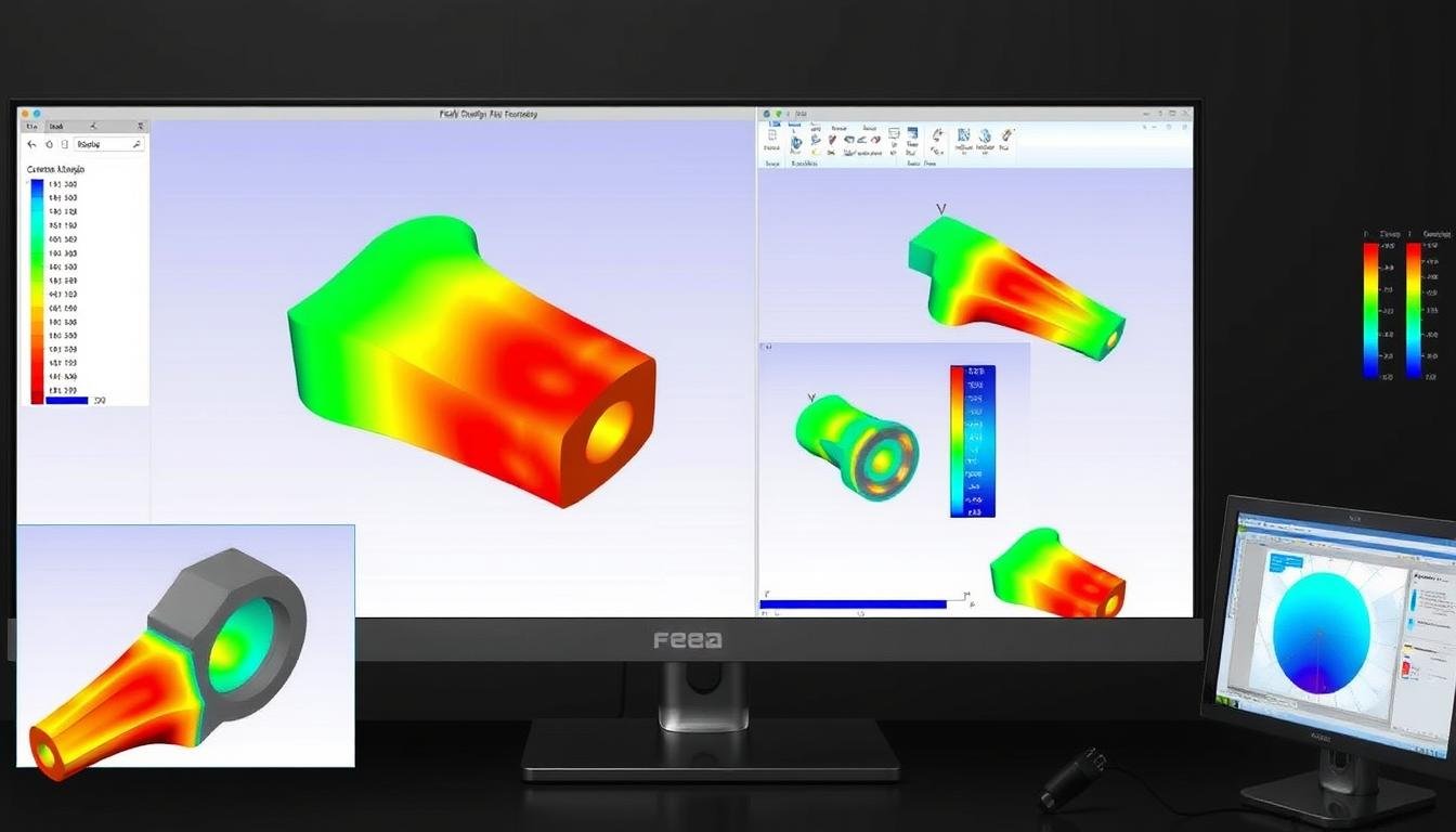 FEA simulation of stress distribution in cold forging tools
