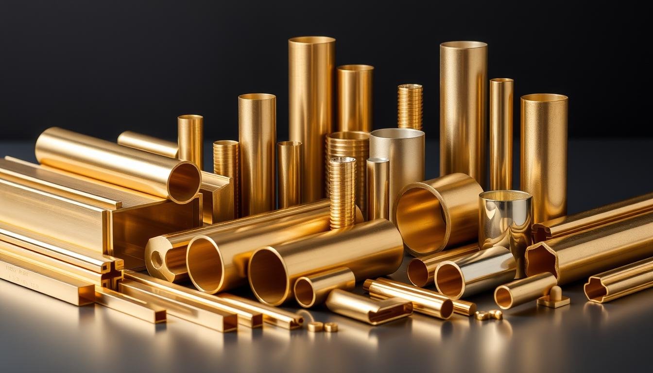 Finished brass extrusion products manufactured by MAIKONG