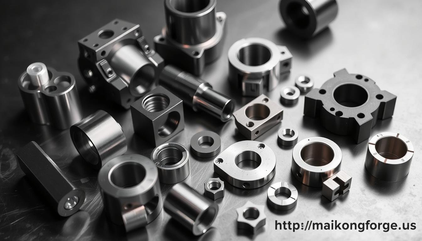 Finished precision parts manufactured through MAIKONG's Billet Machining Process