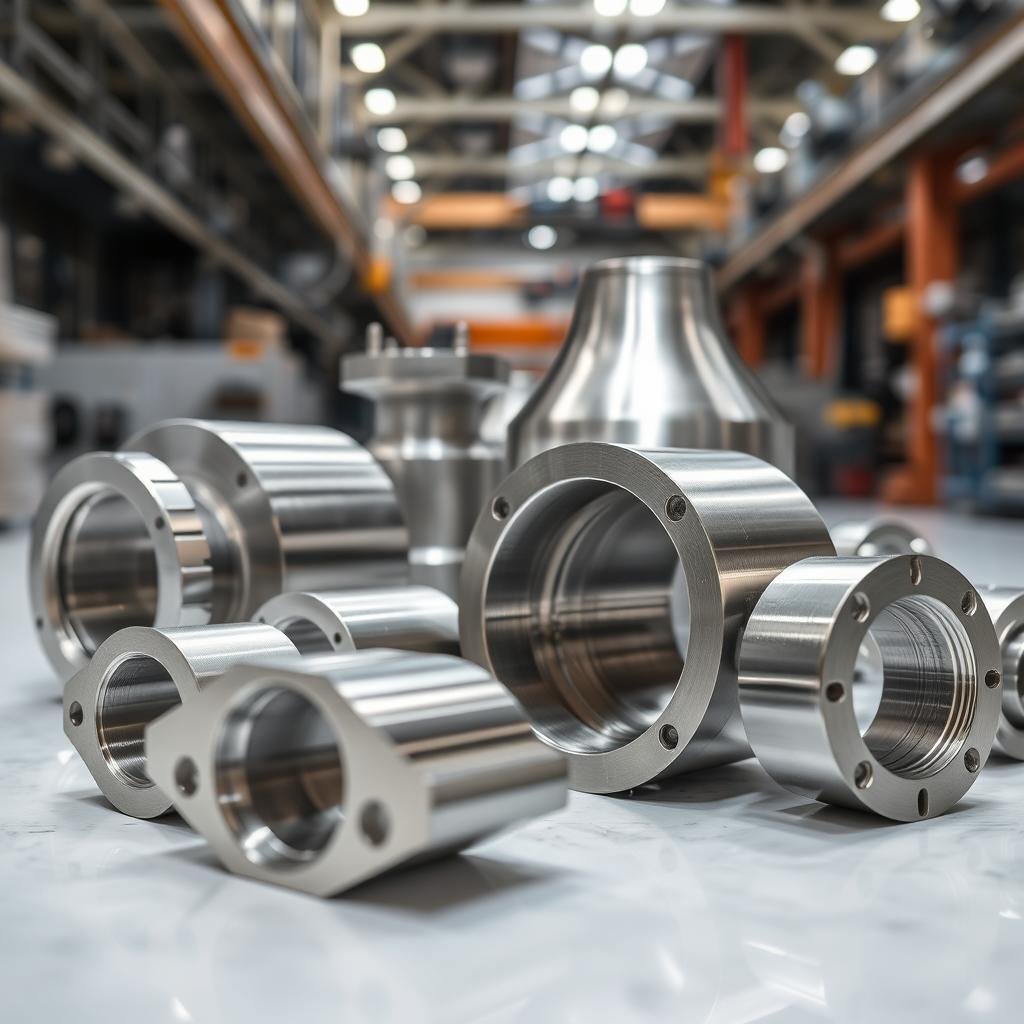 Forged aluminum aerospace components