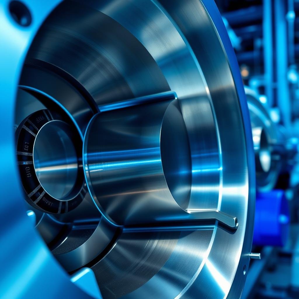 Forged aluminum aerospace components showing precision engineering