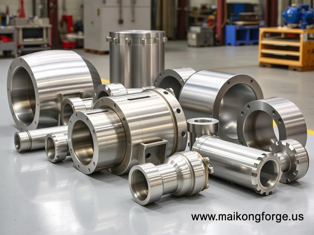 Forged aluminum aerospace components