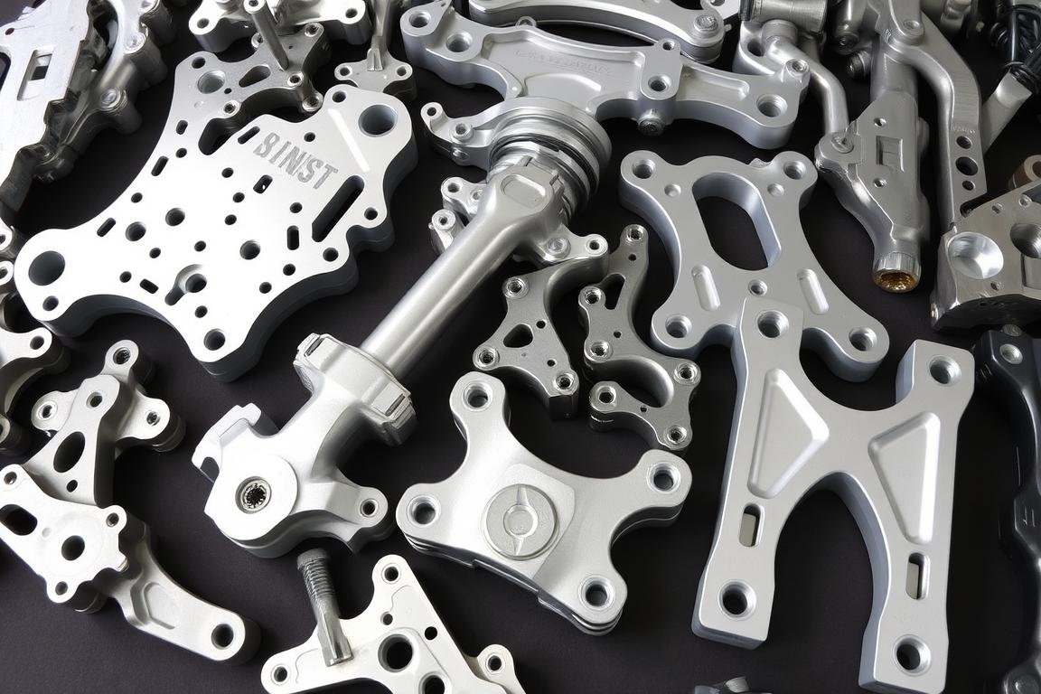 Forged aluminum automotive components manufactured by MAIKONG
