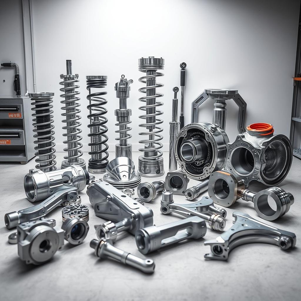 Forged aluminum automotive components