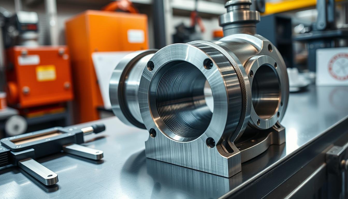 Forged aluminum component showing refined grain structure and Benefits of Forged Aluminum